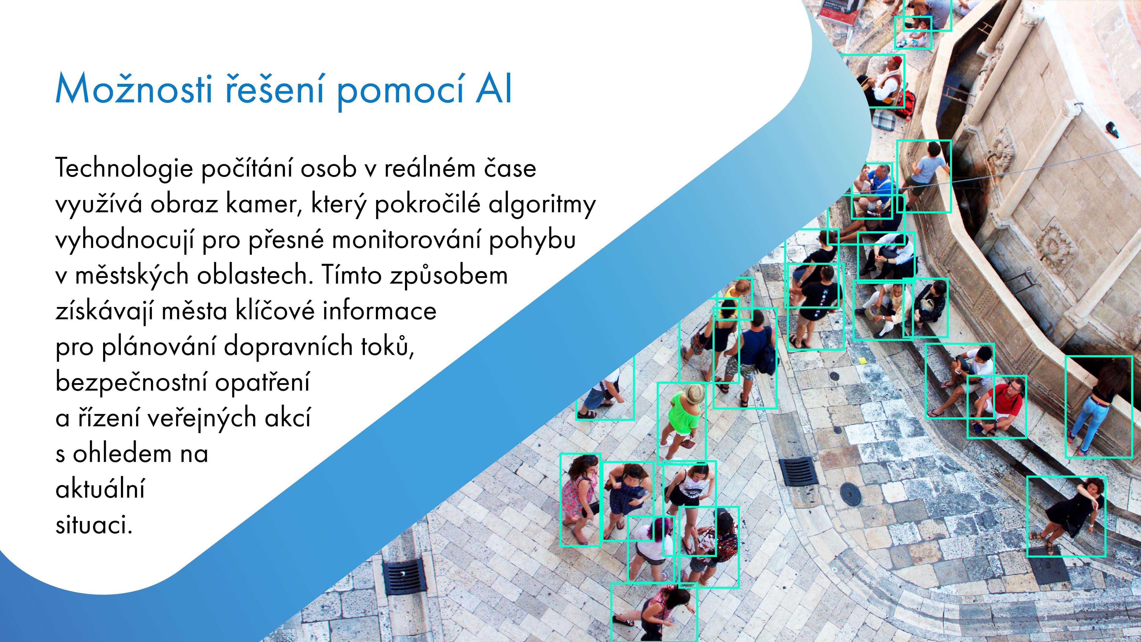Technologie počítání osob v reálném čase: kamerové systémy a pokročilé algoritmy vyhodnocují pohyb v městech, poskytují data pro plánování dopravy, bezpečnostní opatření a řízení veřejných akcí dle aktuální situace.